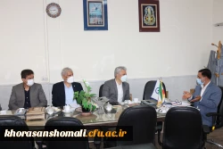 نشست دوستانه ریاست دانشگاه فرهنگیان با عوامل بانک تجارت شعبه مرکزی  2