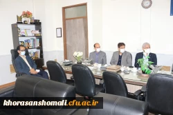 نشست دوستانه ریاست دانشگاه فرهنگیان با عوامل بانک تجارت شعبه مرکزی  4