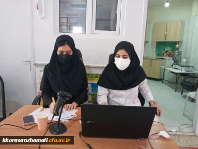 مشارکت دانشجویان پردیس امام جعفر صادق (ع) در فرآیند واکسیناسیون فرهنگیان