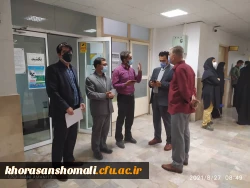 بازدید دکتر نظری ریاست دانشگاه از فرایند انجام مصاحبه معرفی شدگان چند برابر ظرفیت دانشگاه فرهنگیان استان 2