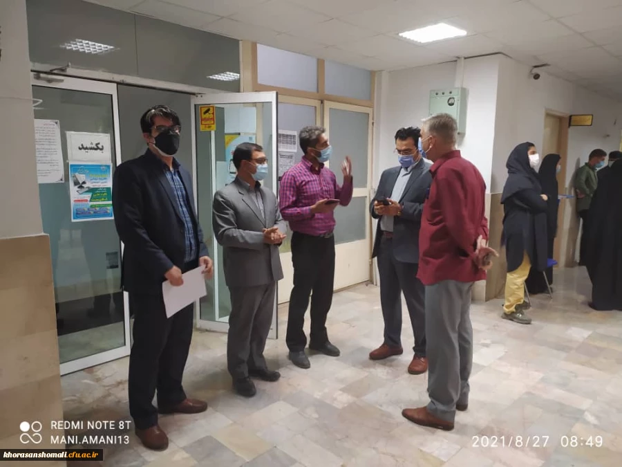 بازدید دکتر نظری ریاست دانشگاه از فرایند انجام مصاحبه معرفی شدگان چند برابر ظرفیت دانشگاه فرهنگیان استان 2