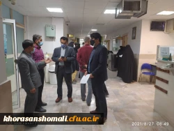 بازدید دکتر نظری ریاست دانشگاه از فرایند انجام مصاحبه معرفی شدگان چند برابر ظرفیت دانشگاه فرهنگیان استان 4