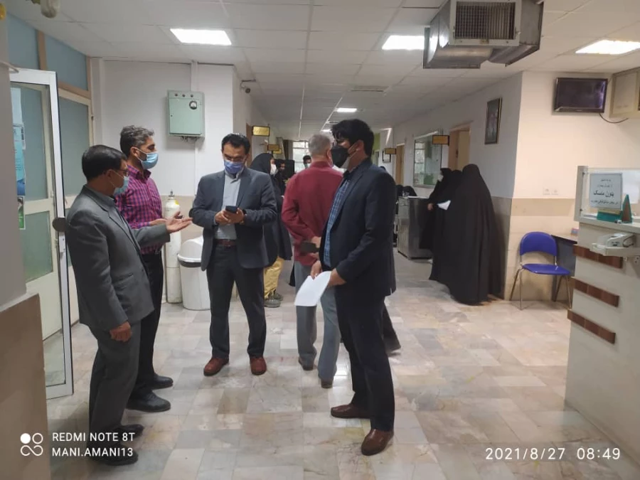 بازدید دکتر نظری ریاست دانشگاه از فرایند انجام مصاحبه معرفی شدگان چند برابر ظرفیت دانشگاه فرهنگیان استان 4