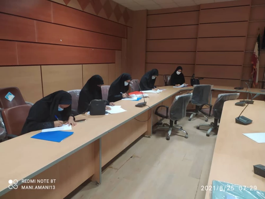 بازدید دکتر نظری ریاست دانشگاه از فرایند انجام مصاحبه معرفی شدگان چند برابر ظرفیت دانشگاه فرهنگیان استان 6