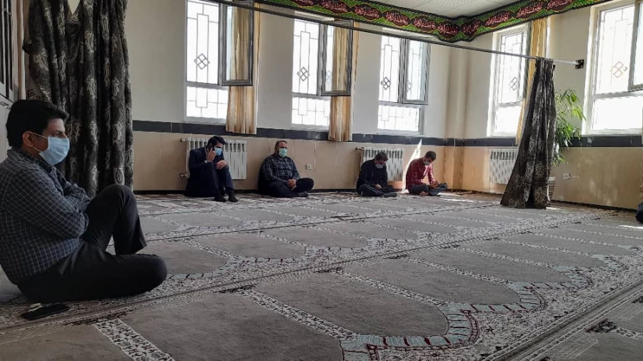 برگزاری مراسم عزاداری اربعین حسینی با حضور مسئولین و کارکنان دانشگاه فرهنگیان در محل نماز خانه دانشگاه  3