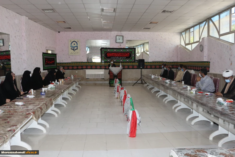 به مناسبت فرا رسیدن اربعین حسینی وهفته دفاع مقدس  و مراسم بازگشایی دانشگاه 13