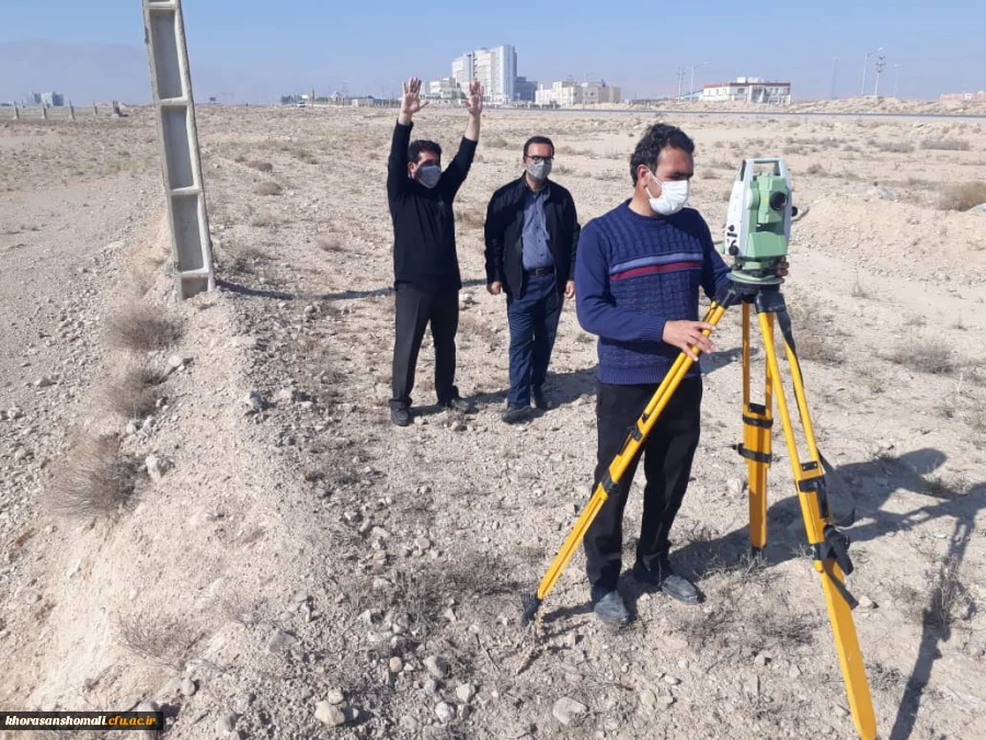 جانمایی زمین  پردیس امام جعفر صادق (ع)  2