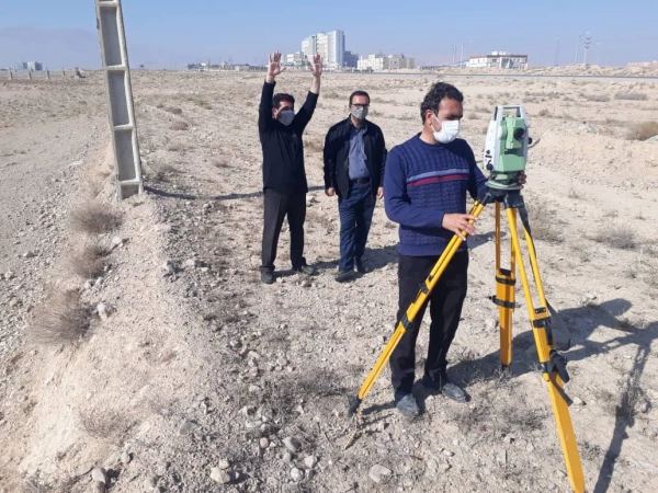 جانمایی زمین  پردیس امام جعفر صادق (ع)  2