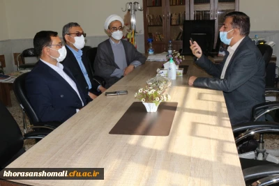 بازدید دکتر  حمید رضا حوری  سرپرست دفتر مرکزی حراست دانشگاه از پردیس های استان خراسان شمالی 