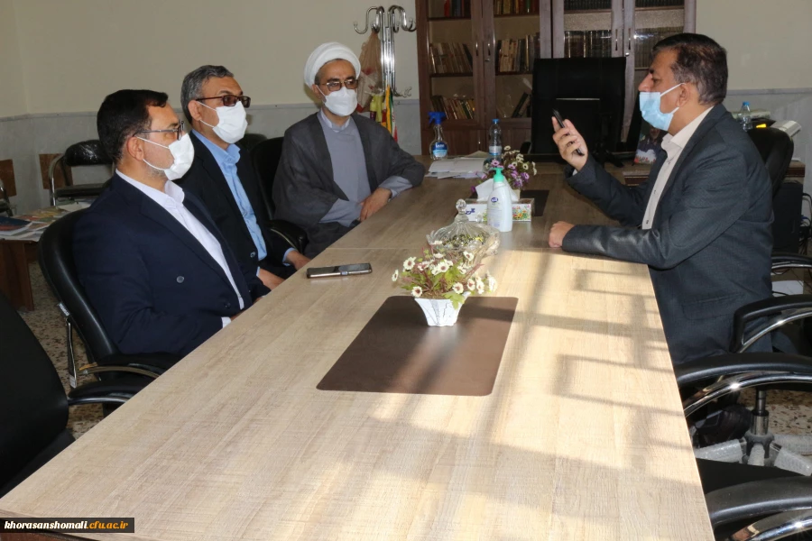 بازدید دکتر  حمید رضا حوری  سرپرست دفتر مرکزی حراست دانشگاه از پردیس های استان خراسان شمالی  2