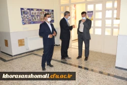 بازدید دکتر  حمید رضا حوری  سرپرست دفتر مرکزی حراست دانشگاه از پردیس های استان خراسان شمالی  3