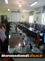 مناسبت هفته قرآن وعترت  نشستی در با عنوان (نقش نماز در سلامت روانی خانواده وجامعه از منظر قرآن کریم) در پردیس امام جعفر صادق (ع)  2