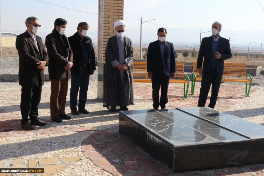 هفته بسیج و تجدید میثاق با شهدای گمنام دانشگاه فرهنگیان با حضور فرمانده بسیج اساتید  2