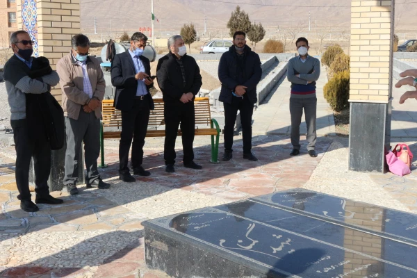 هفته بسیج و تجدید میثاق با شهدای گمنام دانشگاه فرهنگیان با حضور فرمانده بسیج اساتید  4