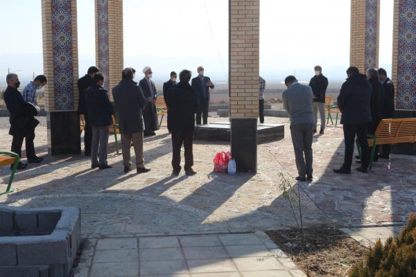 هفته بسیج و تجدید میثاق با شهدای گمنام دانشگاه فرهنگیان با حضور فرمانده بسیج اساتید  7