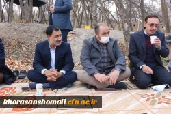 به مناسبت هفته بسیج درتاریخ 1400/9/2 راهپیمایی  و نشست کارکنان دانشگاه فرهنگیان استان خراسان شمالی  2