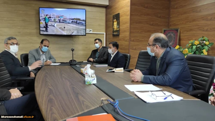 جلسه هماهنگی دانشگاه فرهنگیان استان با مدیرکل نوسازی،توسعه و تجهیز مدارس استان در راستای توسعه فضاهای آموزشی پردیس های دانشگاه 2