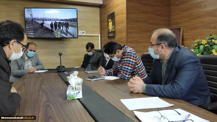 جلسه هماهنگی دانشگاه فرهنگیان استان با مدیرکل نوسازی،توسعه و تجهیز مدارس استان در راستای توسعه فضاهای آموزشی پردیس های دانشگاه 6