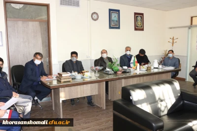 جلسه شورای فرهنگی مدیریت  استان خراسان شمالی و تقدیر از همکاران تکمیل کننده ره نامه 40 ماده ای 