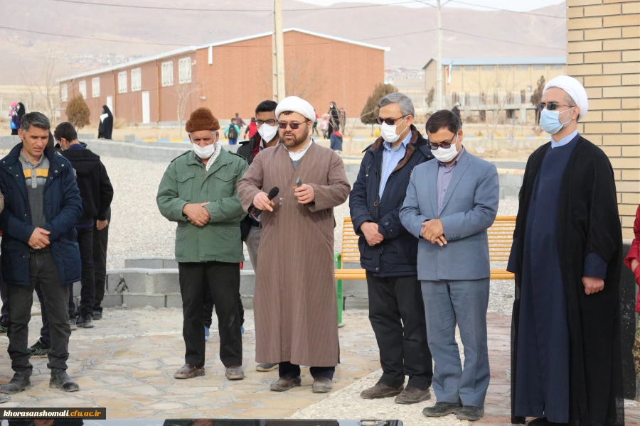 آیین گرامیداشت روز بصیرت و حماسه 9 دی با حضور بسیج مردمی روستای کلاته آذرسا در گلزار شهدای دانشگاه فرهنگیان  14