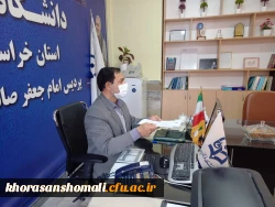 اهدای یک شاخه گل ولوح تقدیر به همکاران پردیس خواهران  5