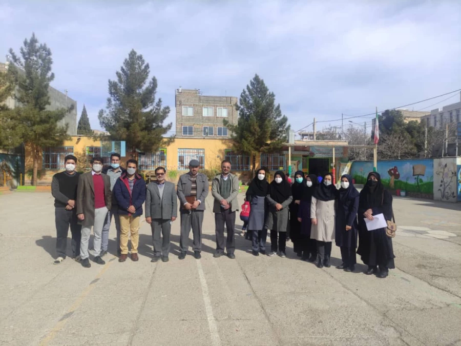 بازدید مسئولین  دانشگاه فرهنگیان خراسان شمالی از مدارس میزبان فارغ التحصیلان دانشگاه فرهنگیان در شهرستان اسفراین  3