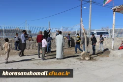 بازدید یک روزه اساتید و کارکنان دانشگاه فرهنگیان از فعالیت های جهادی دانشجومعلمان در مناطق محروم مانه و سملقان (روستای کال ایمانی) 2