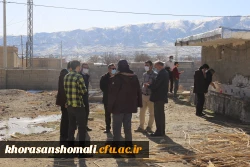 بازدید یک روزه اساتید و کارکنان دانشگاه فرهنگیان از فعالیت های جهادی دانشجومعلمان در مناطق محروم مانه و سملقان (روستای کال ایمانی) 2