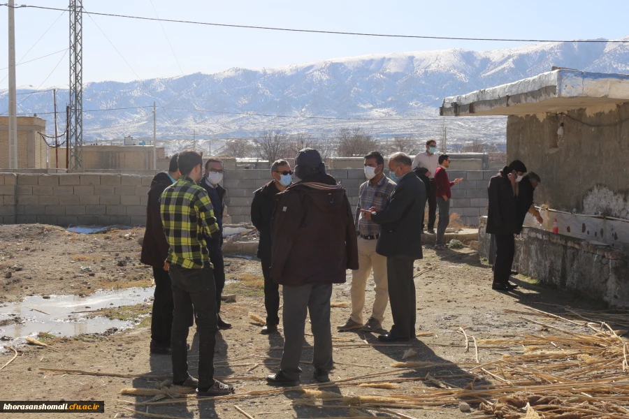 بازدید یک روزه اساتید و کارکنان دانشگاه فرهنگیان از فعالیت های جهادی دانشجومعلمان در مناطق محروم مانه و سملقان (روستای کال ایمانی) 2