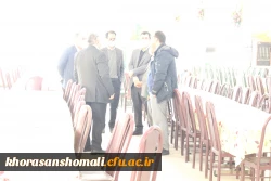 بازدید از فعالیت های عمرانی دانشگاه فرهنگیان استان توسط دکتر مصلحی و دکتر حسینی به همراه آقای فرودی از دانشگاه فرهنگیان کشور  3
