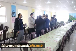 بازدید از فعالیت های عمرانی دانشگاه فرهنگیان استان توسط دکتر مصلحی و دکتر حسینی به همراه آقای فرودی از دانشگاه فرهنگیان کشور  6