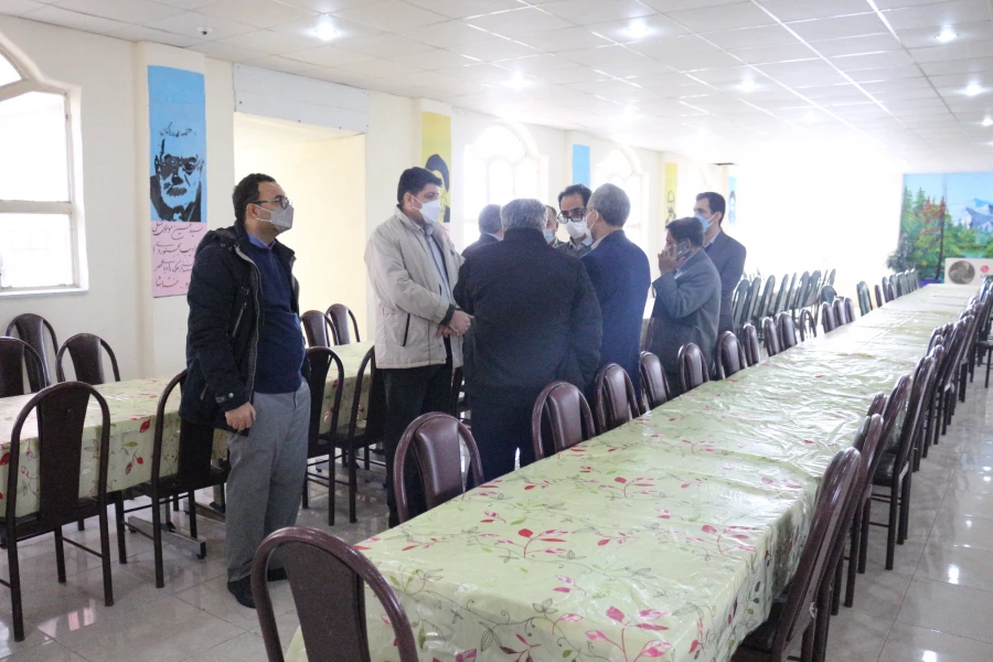 بازدید از فعالیت های عمرانی دانشگاه فرهنگیان استان توسط دکتر مصلحی و دکتر حسینی به همراه آقای فرودی از دانشگاه فرهنگیان کشور  6