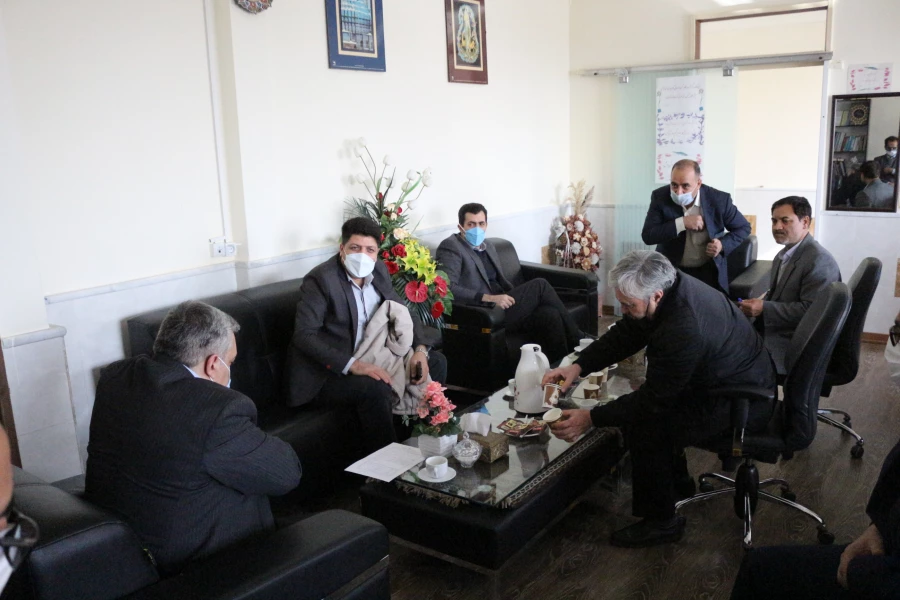 بازدید از فعالیت های عمرانی دانشگاه فرهنگیان استان توسط دکتر مصلحی و دکتر حسینی به همراه آقای فرودی از دانشگاه فرهنگیان کشور  8