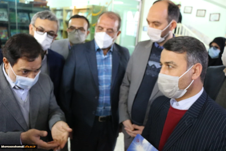 بازدید استاندار خراسان شمالی و جناب آقای دکتر دلقندی از دانشگاه فرهنگیان استان خراسان شمالی  7