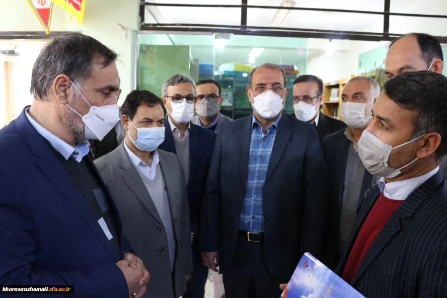 بازدید استاندار خراسان شمالی و جناب آقای دکتر دلقندی از دانشگاه فرهنگیان استان خراسان شمالی  8