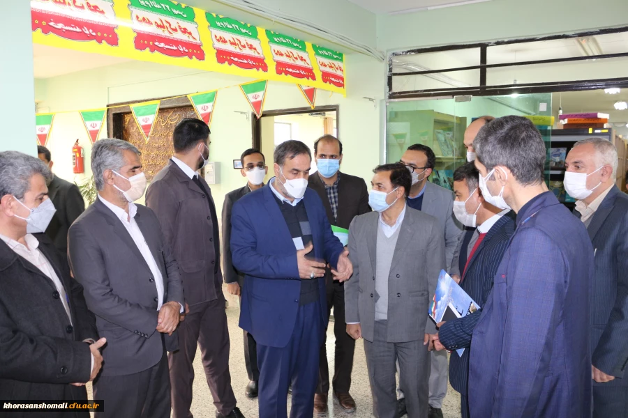 بازدید استاندار خراسان شمالی و جناب آقای دکتر دلقندی از دانشگاه فرهنگیان استان خراسان شمالی  9