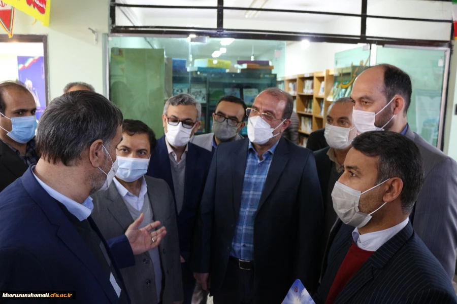 بازدید استاندار خراسان شمالی و جناب آقای دکتر دلقندی از دانشگاه فرهنگیان استان خراسان شمالی  10