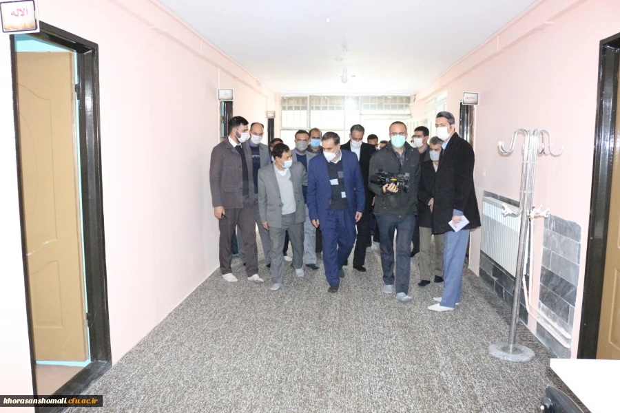 بازدید استاندار خراسان شمالی و جناب آقای دکتر دلقندی از دانشگاه فرهنگیان استان خراسان شمالی  11
