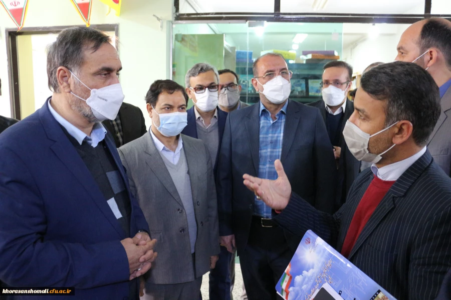 بازدید استاندار خراسان شمالی و جناب آقای دکتر دلقندی از دانشگاه فرهنگیان استان خراسان شمالی  12