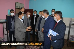 بازدید استاندار خراسان شمالی و جناب آقای دکتر دلقندی از دانشگاه فرهنگیان استان خراسان شمالی  13