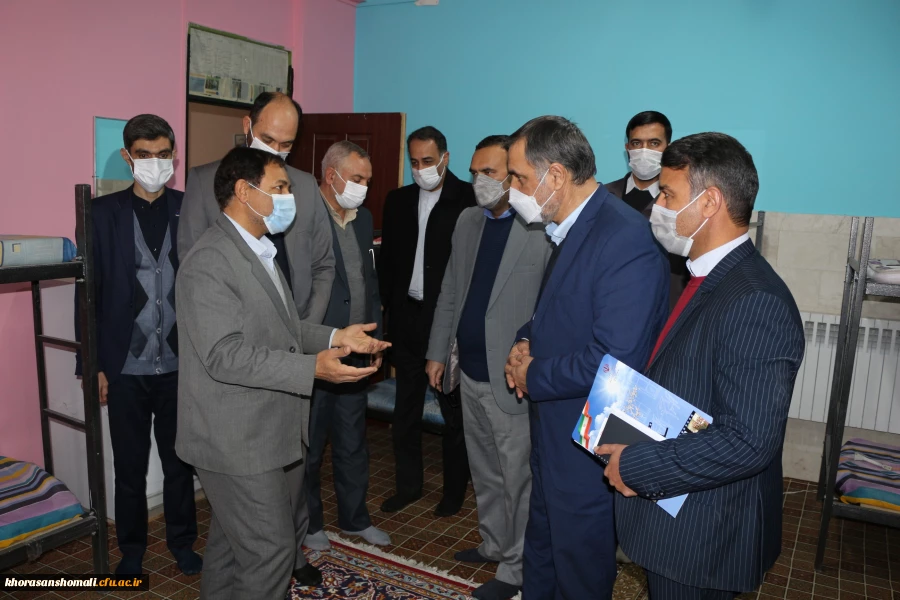 بازدید استاندار خراسان شمالی و جناب آقای دکتر دلقندی از دانشگاه فرهنگیان استان خراسان شمالی  13