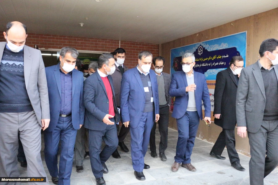 بازدید استاندار خراسان شمالی و جناب آقای دکتر دلقندی از دانشگاه فرهنگیان استان خراسان شمالی  26