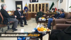 دیدار جمعی از کارکنان دانشگاه فرهنگیان بافرمانده سپاه استان جهت عرض تبریک روزپاسدار 2