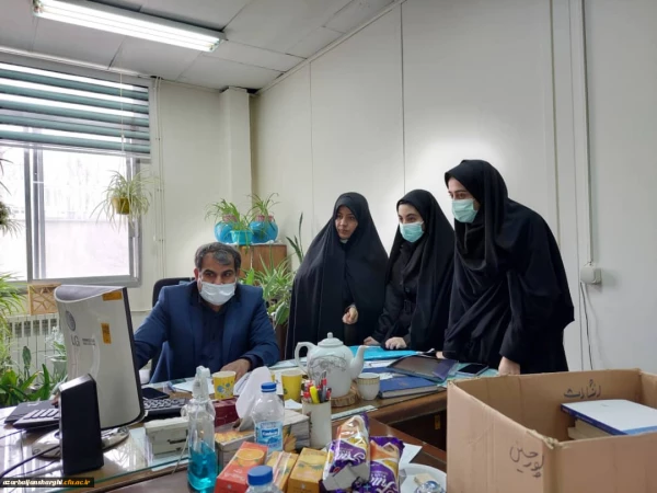 بازدید ناظر همکار اقای کیفی از استان خراسان شمالی ازفعالیت های فرهنگی از مدیریت و پردیس های آذربایجان شرقی 2