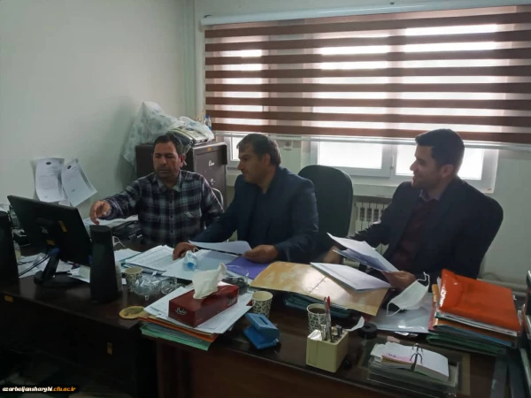 بازدید ناظر همکار اقای کیفی از استان خراسان شمالی ازفعالیت های فرهنگی از مدیریت و پردیس های آذربایجان شرقی 3