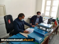 بازدید ناظر همکار اقای کیفی از استان خراسان شمالی ازفعالیت های فرهنگی از مدیریت و پردیس های آذربایجان شرقی 4