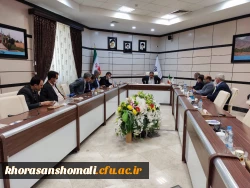 در دیدار نوروزی با استاندار استان خراسان شمالی و با حجت الاسلام براتی زاده رئیس کل دادگستری استان 4