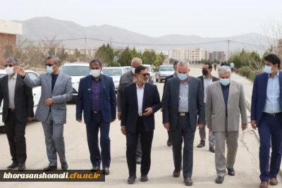 بازدید میدانی فرماندار بجنورد از روند برگزاری کلاسهای حضوری دانشگاه و مشکلات وموانع 