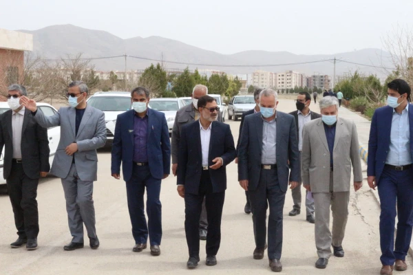 بازدید میدانی فرماندار بجنورد از روند برگزاری کلاسهای حضوری دانشگاه و مشکلات وموانع  2