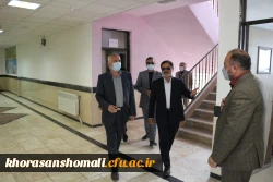 بازدید میدانی فرماندار بجنورد از روند برگزاری کلاسهای حضوری دانشگاه و مشکلات وموانع  4